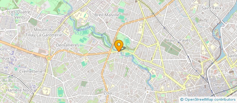 localisation de l'entreprise CONSEIL ET REALISATIONS EN ARCHITECTURE à NANTES