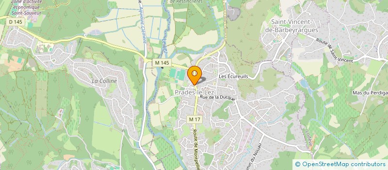 localisation de l'entreprise CONSEIL ET RECHERCHES AMELIORAT COMMUNIC à PRADES-LE-LEZ