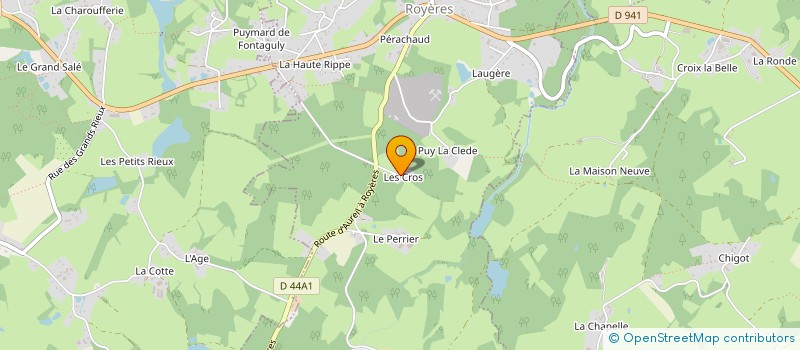 localisation de l'entreprise CONSEIL ET RECHERCHES INTERDISCIPLINAIRES  ROYERES