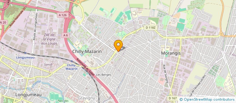 localisation de l'entreprise CONSEIL ET RENOV à CHILLY-MAZARIN