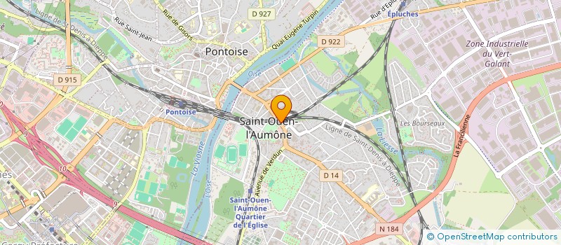 localisation de l'entreprise CONSEIL ET SERVICE INFORMATIQUE PROFESSIONNEL à SAINT-OUEN-L'AUMONE