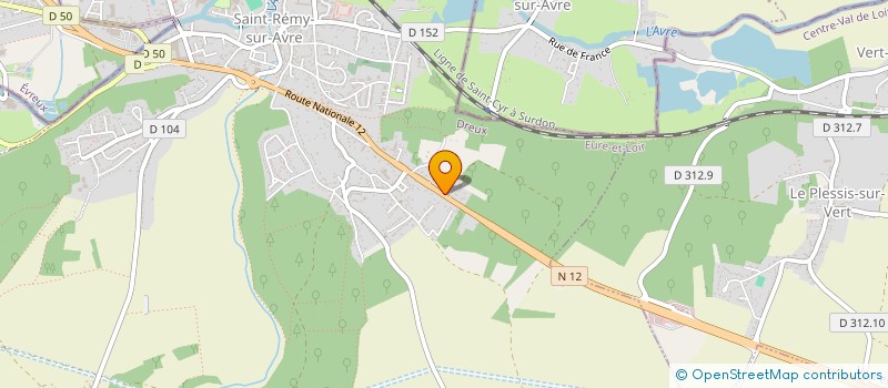 localisation de l'entreprise CONSEIL ET VENTE DU PLESSIS CHAUMONT à SAINT-REMY-SUR-AVRE