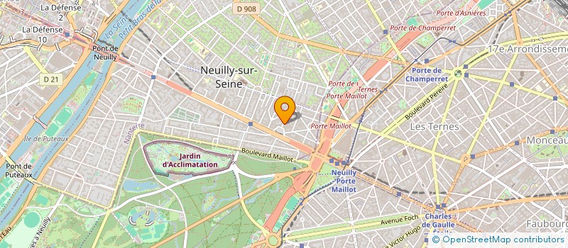 localisation de l'entreprise CONSEIL ETU RENOV INVESTIS DECOR IMMOBIL à NEUILLY-SUR-SEINE