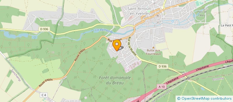 localisation de l'entreprise CONSEIL ETUDE EQUIPEMENT ENVIRONNEMENT à SAINT-ARNOULT-EN-YVELINES