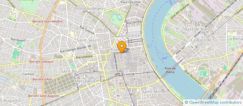 localisation de l'entreprise CONSEIL ETUDE ET FORUM IMMOBILIER à BORDEAUX