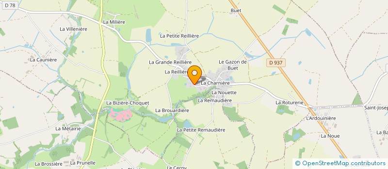 localisation de l'entreprise CONSEIL ETUDE MAITRISE D'OEUVRE AUTOUR DE L'EAU à CHAVAGNES-EN-PAILLERS
