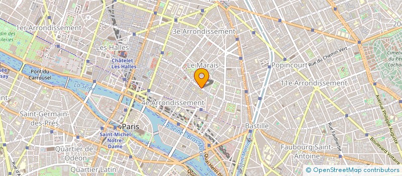 localisation de l'entreprise CONSEIL EUROPEEN DES LANGUES  PARIS