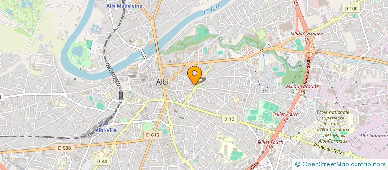 localisation de l'entreprise CONSEIL EXPERTISE EVALUATION LAURENT AUPIED à ALBI