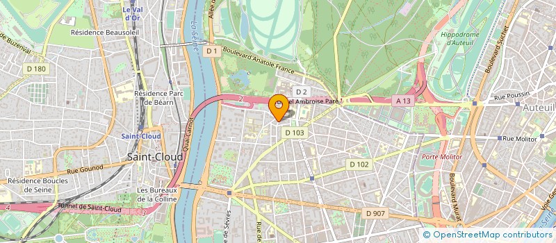 localisation de l'entreprise CONSEIL EXPERTISE FISSURES à BOULOGNE-BILLANCOURT