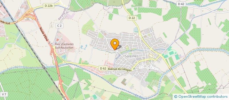 localisation de l'entreprise CONSEIL EXPERTISE MEDITERRANEE  SALEILLES