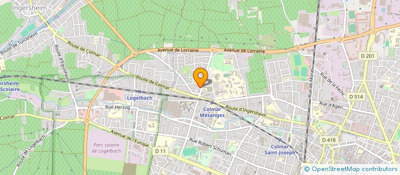 localisation de l'entreprise CONSEIL FAB EGLISE CATH ST VINCENT PAUL  COLMAR