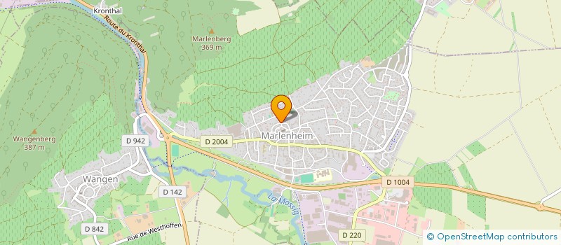 localisation de l'entreprise CONSEIL FABRIQUE DE L EGLISE CATHOLIQUE  MARLENHEIM