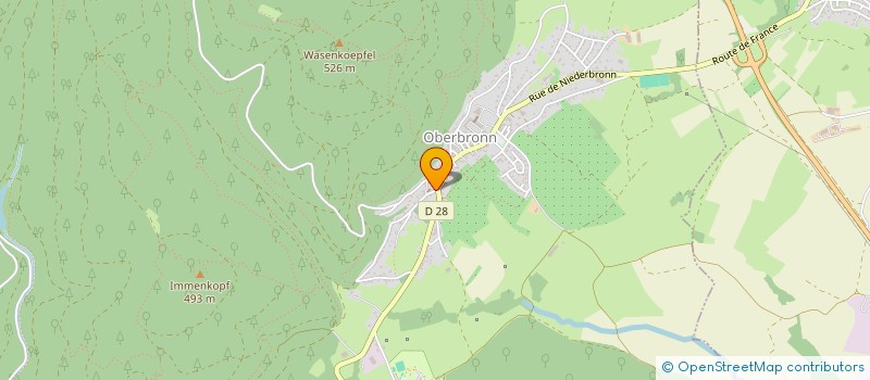 localisation de l'entreprise CONSEIL FABRIQUE DE L EGLISE CATHOLIQUE  OBERBRONN