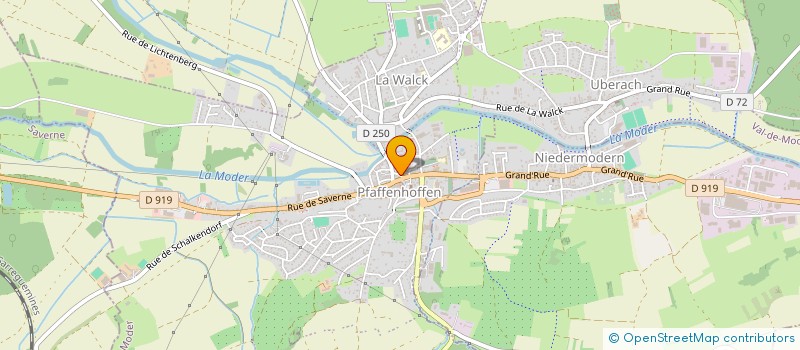 localisation de l'entreprise CONSEIL FABRIQUE DE L EGLISE CATHOLIQUE  VAL-DE-MODER