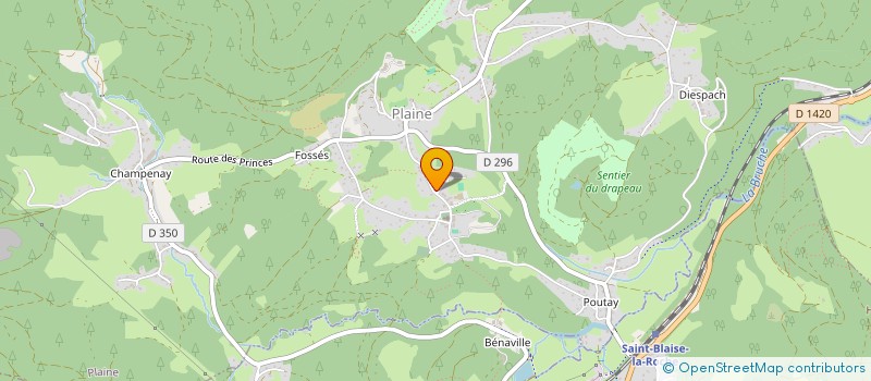 localisation de l'entreprise CONSEIL FABRIQUE DE L'EGLISE CATHOLIQUE  SAALES