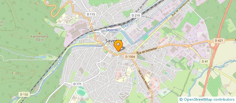 localisation de l'entreprise CONSEIL FABRIQUE DE L EGLISE CATHOLIQUE  SAVERNE