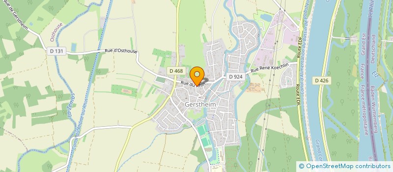 localisation de l'entreprise CONSEIL FABRIQUE DE L'EGLISE CATHOLIQUE  GERSTHEIM