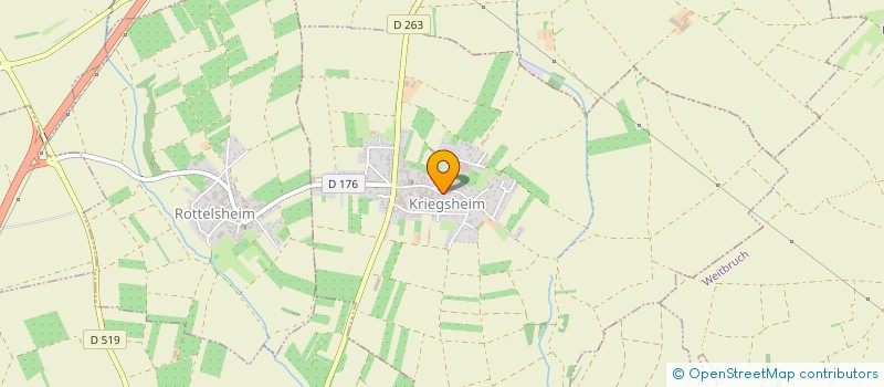 localisation de l'entreprise CONSEIL FABRIQUE DE L'EGLISE CATHOLIQUE  KRIEGSHEIM