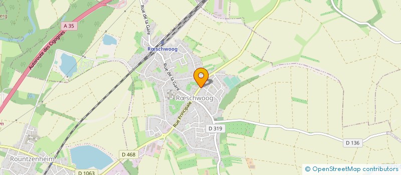 localisation de l'entreprise CONSEIL FABRIQUE DE L'EGLISE CATHOLIQUE  LEUTENHEIM