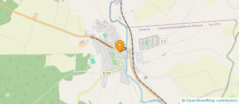 localisation de l'entreprise CONSEIL FABRIQUE DE L'EGLISE CATHOLIQUE  OERMINGEN