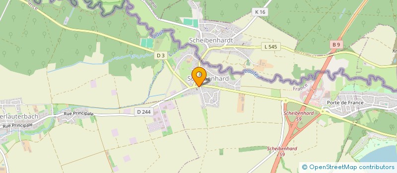 localisation de l'entreprise CONSEIL FABRIQUE DE L EGLISE CATHOLIQUE  SCHEIBENHARD