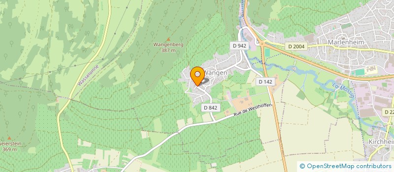 localisation de l'entreprise CONSEIL FABRIQUE DE L'EGLISE CATHOLIQUE  WANGEN