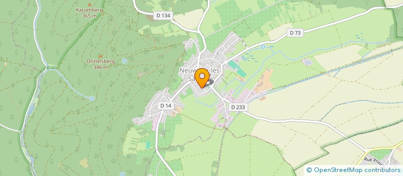 localisation de l'entreprise CONSEIL FABRIQUE DE L EGLISE CATHOLIQUE  NEUWILLER-LES-SAVERNE