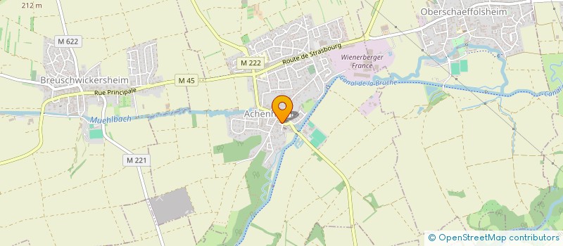 localisation de l'entreprise CONSEIL FABRIQUE DE L'EGLISE CATHOLIQUE  ACHENHEIM