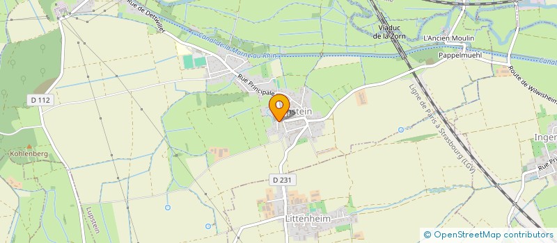 localisation de l'entreprise CONSEIL FABRIQUE DE L EGLISE CATHOLIQUE  LUPSTEIN