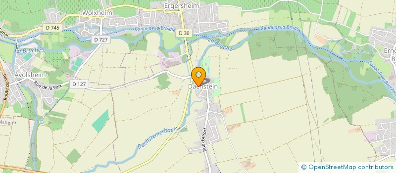 localisation de l'entreprise CONSEIL FABRIQUE DE L'EGLISE CATHOLIQUE  DACHSTEIN