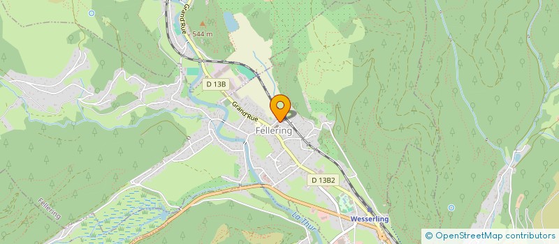 localisation de l'entreprise CONSEIL FABRIQUE DE L'EGLISE CATHOLIQUE  FELLERING