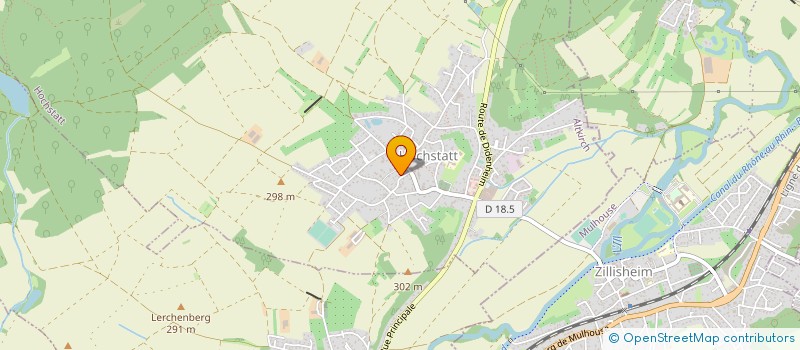 localisation de l'entreprise CONSEIL FABRIQUE DE L'EGLISE CATHOLIQUE  FLAXLANDEN