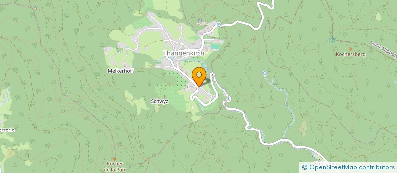 localisation de l'entreprise CONSEIL FABRIQUE DE L'EGLISE CATHOLIQUE  THANNENKIRCH