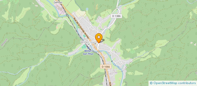 localisation de l'entreprise CONSEIL FABRIQUE DE L'EGLISE CATHOLIQUE  WILLER-SUR-THUR