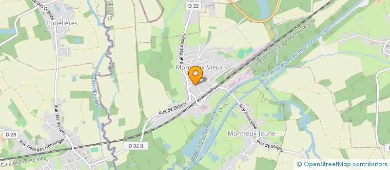 localisation de l'entreprise CONSEIL FABRIQUE DE L'EGLISE CATHOLIQUE  MONTREUX-VIEUX