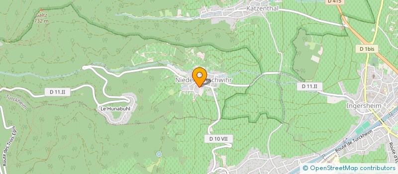 localisation de l'entreprise CONSEIL FABRIQUE DE L'EGLISE CATHOLIQUE  NIEDERMORSCHWIHR