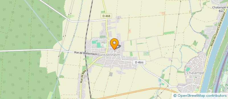 localisation de l'entreprise CONSEIL FABRIQUE DE L'EGLISE CATHOLIQUE  OTTMARSHEIM