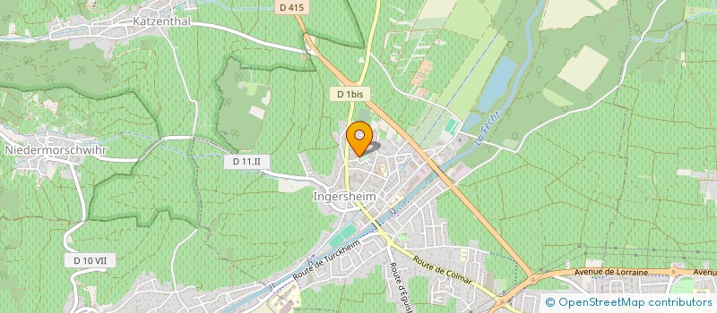 localisation de l'entreprise CONSEIL FABRIQUE DE L'EGLISE CATHOLIQUE  INGERSHEIM