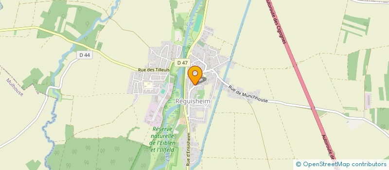 localisation de l'entreprise CONSEIL FABRIQUE DE L'EGLISE CATHOLIQUE  REGUISHEIM