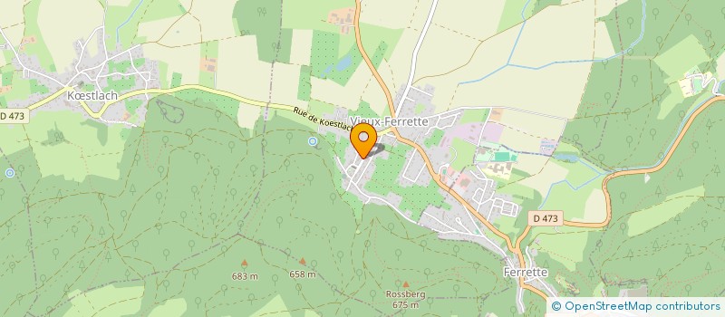 localisation de l'entreprise CONSEIL FABRIQUE DE L'EGLISE CATHOLIQUE  WOLSCHWILLER