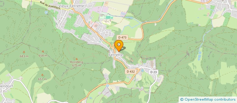 localisation de l'entreprise CONSEIL FABRIQUE DE L'EGLISE CATHOLIQUE  KOESTLACH