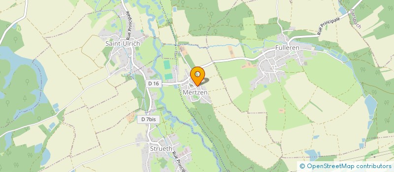 localisation de l'entreprise CONSEIL FABRIQUE DE L'EGLISE CATHOLIQUE  MERTZEN