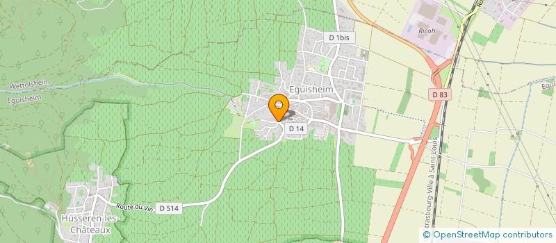 localisation de l'entreprise CONSEIL FABRIQUE DE L'EGLISE CATHOLIQUE  OBERMORSCHWIHR