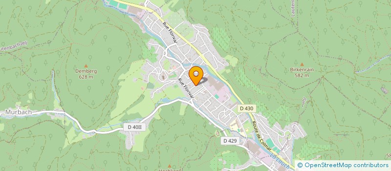 localisation de l'entreprise CONSEIL FABRIQUE DE L'EGLISE CATHOLIQUE  MURBACH