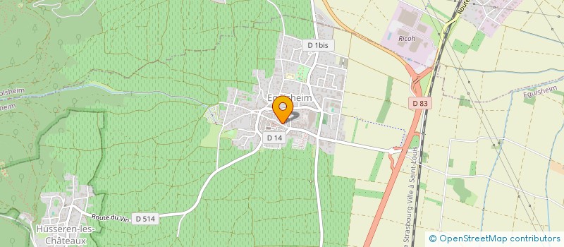 localisation de l'entreprise CONSEIL FABRIQUE DE L'EGLISE CATHOLIQUE  EGUISHEIM