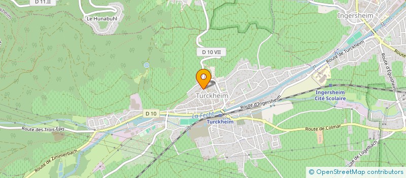 localisation de l'entreprise CONSEIL FABRIQUE EGLISE CATHOL STE-ANNE  TURCKHEIM