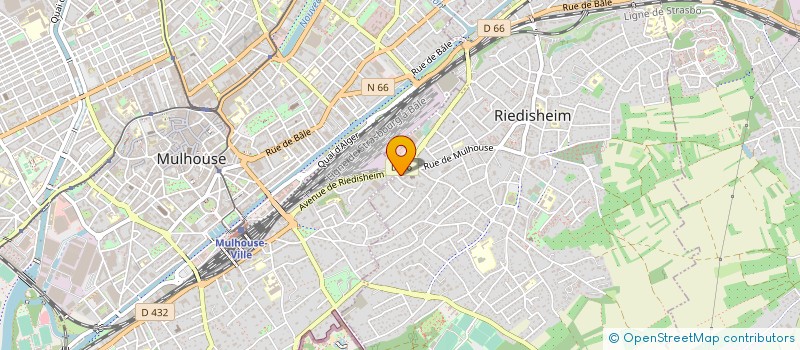 localisation de l'entreprise CONSEIL FABRIQUE EGLISE CATHOLIQUE NOTRE  RIEDISHEIM