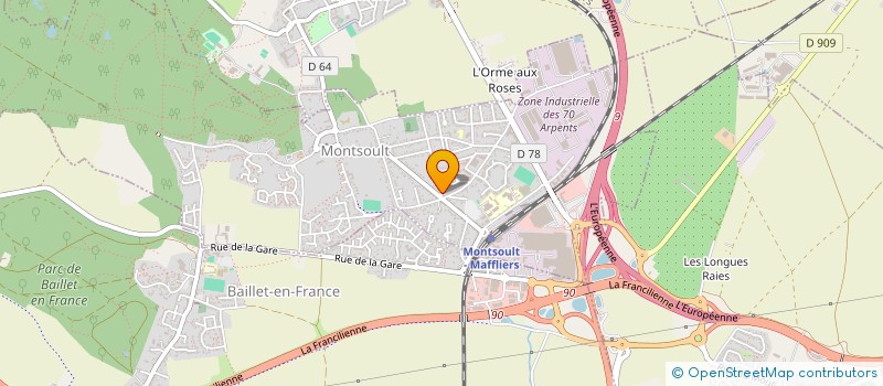 localisation de l'entreprise CONSEIL FAMILIAL ET CONJUGUAL (CFC95) à MONTSOULT