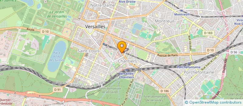 localisation de l'entreprise CONSEIL FINAN CONSTRUCT IMMOBIL INVESTIS à VERSAILLES