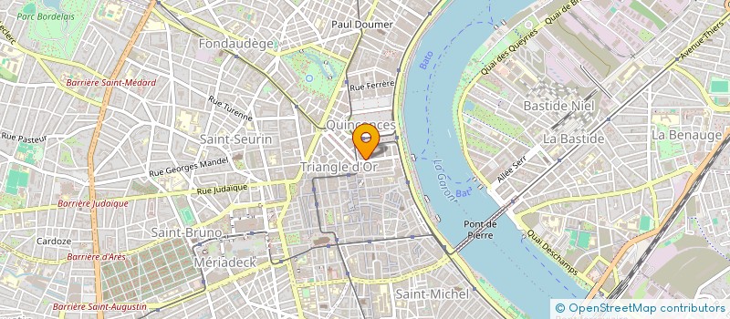 localisation de l'entreprise CONSEIL FINANCE ET IMMOBILIER à BORDEAUX